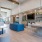 an indoor lounge with seating and tables